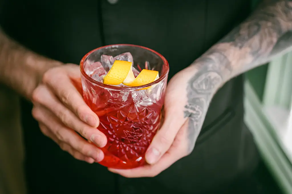 Negroni cocktail